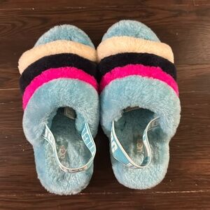 Girls Platform Ugg Slippers Size 5